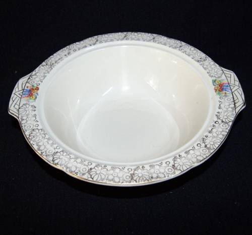 ANTIQUE H&K TUNSTALL CRINOLENE LADY VEG SERVING DISH @@@ CRAZZY LOW START