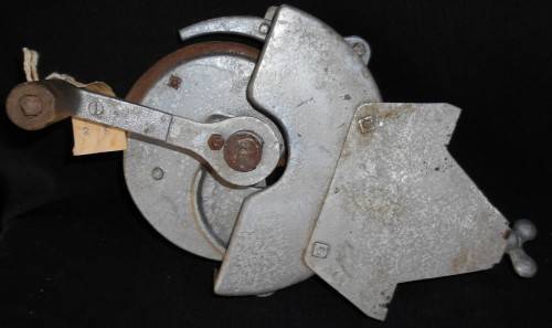 Vintage Hand Driven Manual Biltong Butchers Table Cutter