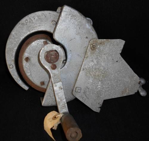 Vintage Hand Driven Manual Biltong Butchers Table Cutter