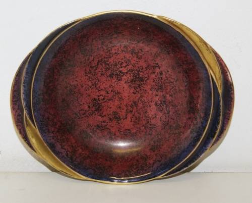 A DAZZLING CARLTON WARE ROUGE ROYAL FRUIT BOWL @@@ CRAZY R1 START (DM84 SALE)