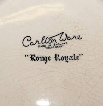 A DAZZLING CARLTON WARE ROUGE ROYAL FRUIT BOWL @@@ CRAZY R1 START (DM84 SALE)