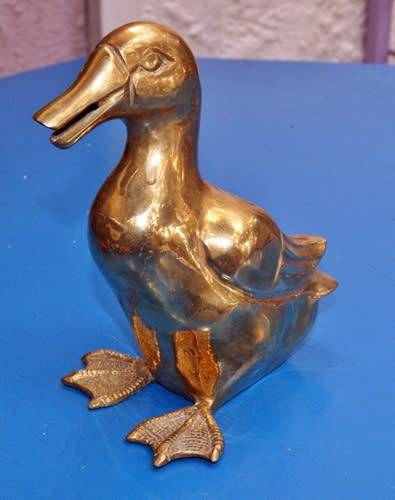 Heavy Brass Duck