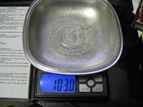 A HALLMARKED SILVER NESTLE BOWL....... WEIGHT IS 103 GRAMS