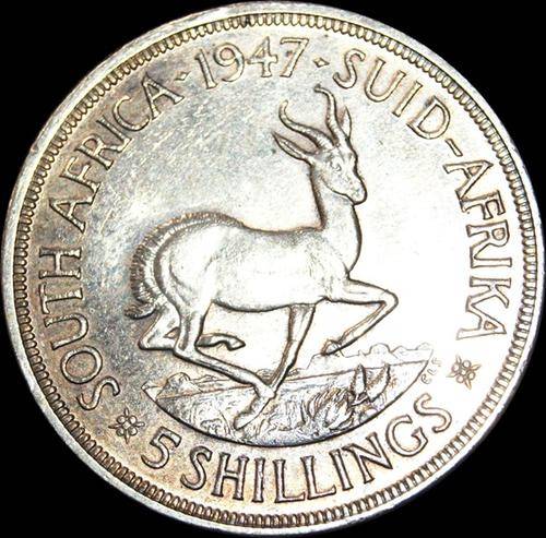 South Africa - 1947 CROWN 5s - PROOF - Mintage LOW 5560