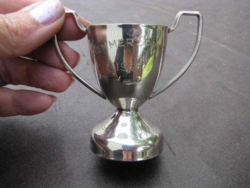 A VINTAGE SILVER PLATED TROPHY.... WEMMER SPRINT 1966  @CRAZY R1 START