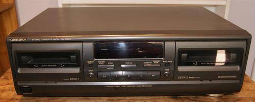 Technics RS TR272 Stereo Dual Cassette Deck Player