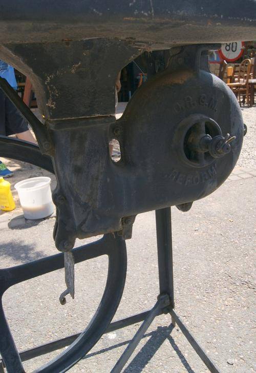 Antique Blacksmith Metal Fire Blower & Firepot