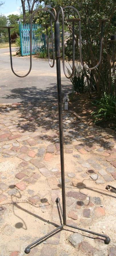 Wrought Iron 4 Candle Chandelier Stand - REDUCED!!!