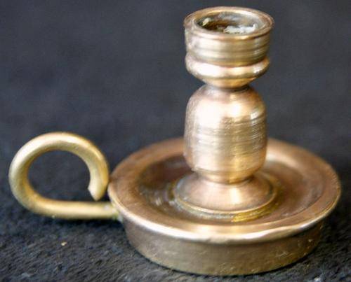 Brass 3 cm Mini Candle Stick Holder Printers Tray Ornament