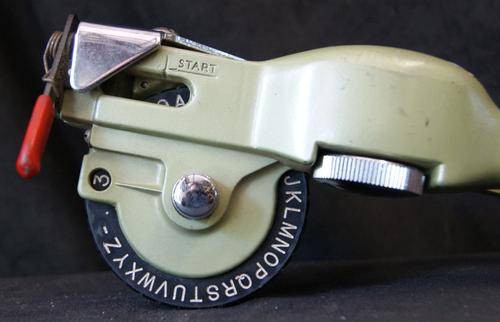 Vintage Retro 1950's Label Maker