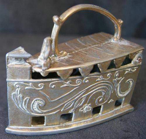 Vintage Brass Ornate Iron