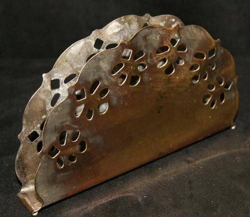 Vintage Cerano EP Copper Silver Plated Napkin Holder