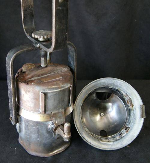 Vintage Crestella SAS/SAR Railways Carbide Lamp with Reflector