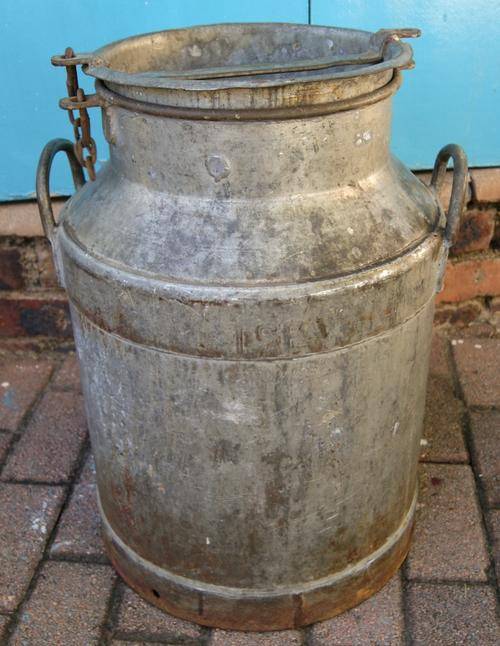 Vintage Medium Metal Milk Churn or Can