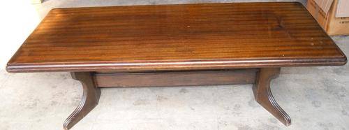 Vintage 1940's Mahogany Coffee Table