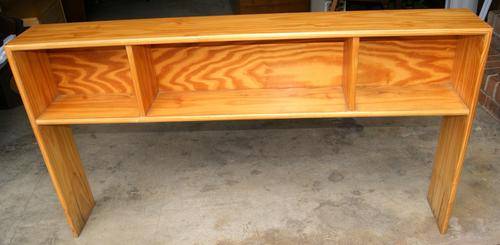 Vintage 1970's Pine Double Bed Head Board