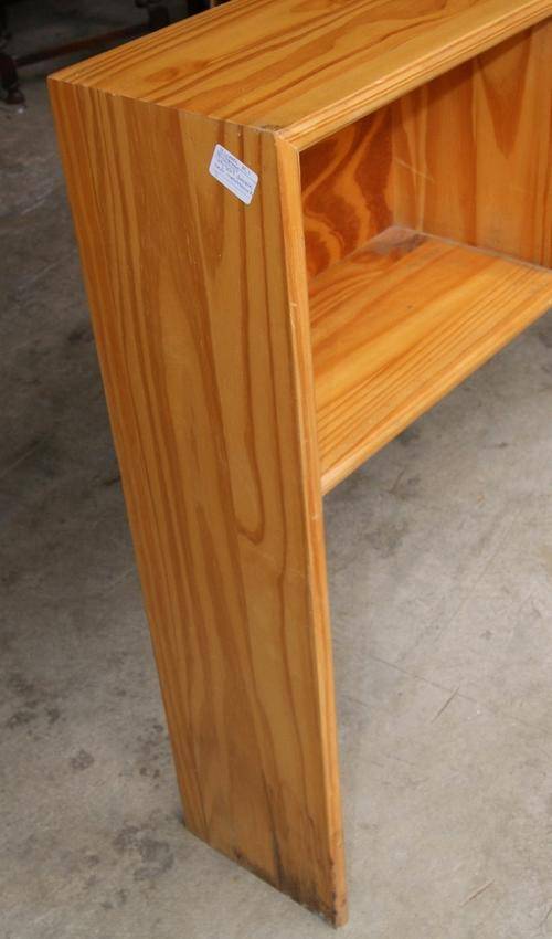 Vintage 1970's Pine Double Bed Head Board