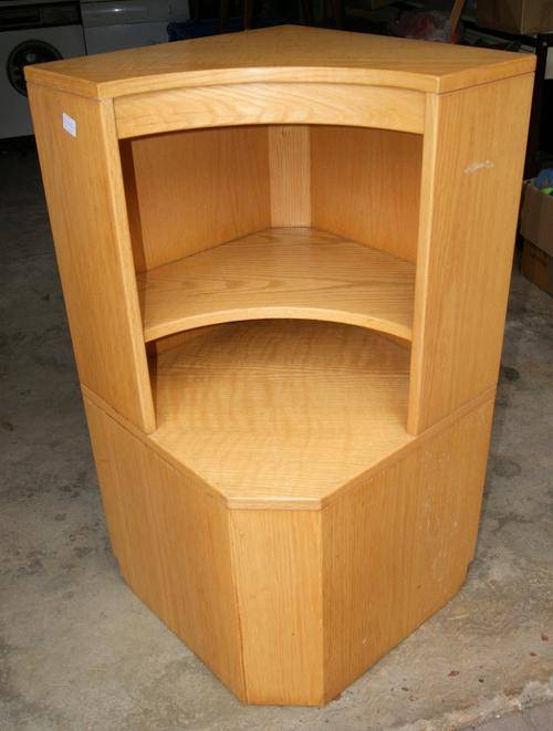 Vintage 1970's Oak Bedroom Corner Unit - @@@ CRAAZZZYYY R1 START