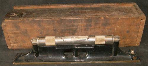 Vintage Starrett Co 98 Master Precision Machinist Bubble Level