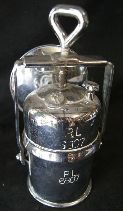 Chrome Railway Carbide Lantern