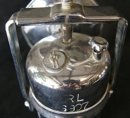 Chrome Railway Carbide Lantern