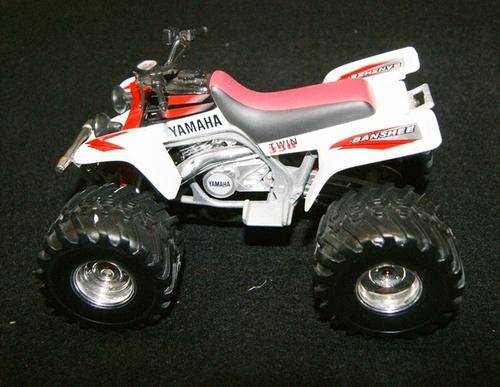 YAMAHA BANSHEE 350 QUAD BIKE 1:12 MODEL @@@ CRAZZZY R1 START