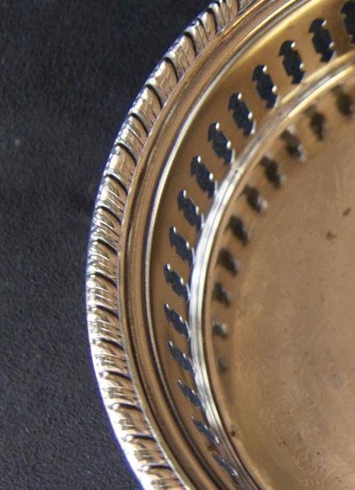 Vintage EPNS Silver Plated Wine Bottle Rest