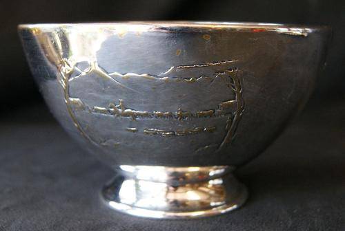 Commemorative Voortrekker Aandenking 1838-1938 NV Silverfabriek Silver Plated Sugar Bowl