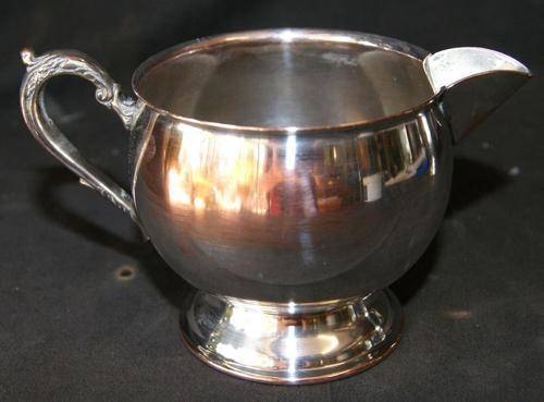 Vintage EMESS Silver Plated Milk Jug