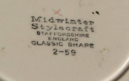 Vintage Midwinter Staffordshire Bone China Porcelain Duck Egg Blue Teacup Trio