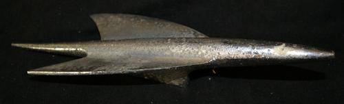 Vintage 1957 French Simca Ariane Chrome Plated Car Hood Ornament