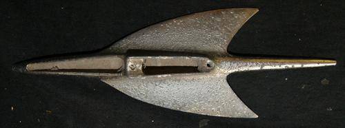 Vintage 1957 French Simca Ariane Chrome Plated Car Hood Ornament