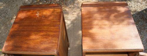 Vintage Teak Pair of Bedside Pedestals