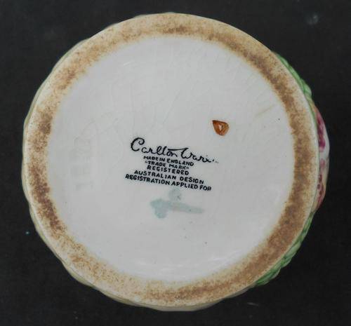 Vintage Carlton Ware Australian design Foxglove Sugar Bowl