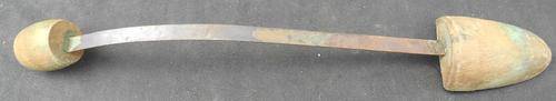 Vintage Wood and Metal Shoe Stretcher