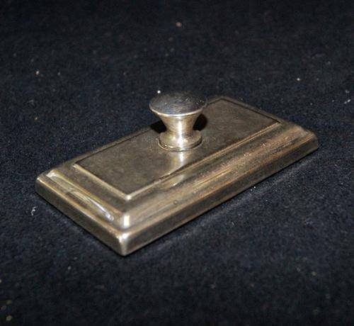 STUNNING ANTIQUE SILVER PLATED PAPER WEIGHT @@@ CRAAZZZY R1 START