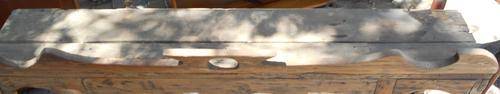 Vintage Hand Made Mantel Shelf with Original Mirrors