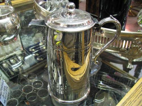#$#$ VERY NICE EP BRITANNIA METAL TEAPOT....  $#$#