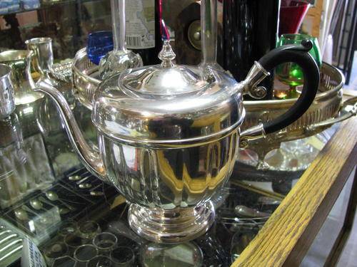 PRETTY PLATED TEAPOT