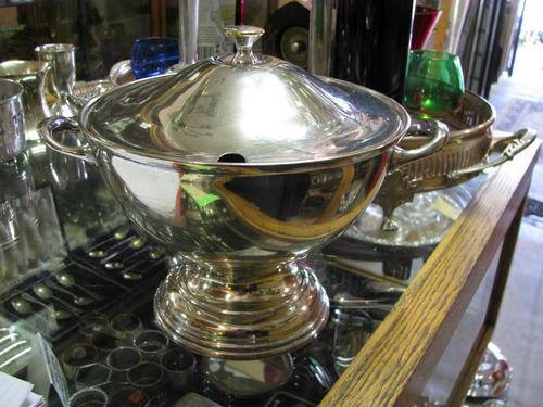 PLATED SOUP BOWL WITH LID