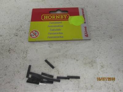 HO/OO SCALE : HORNBY/LIMA INSULATING FISH PLATES x12 - LOT 440J