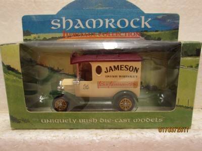 DIE CAST 1920 MODEL-T FORD VAN : SHAMROCK HERITAGE COLLECTION (JAMESON IRISH WHISKY) - LOT 796L