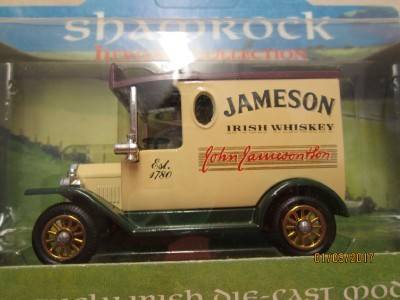 DIE CAST 1920 MODEL-T FORD VAN : SHAMROCK HERITAGE COLLECTION (JAMESON IRISH WHISKY) - LOT 796L
