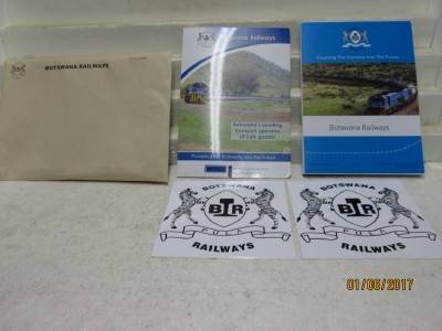 BOTSWANA RAILWAYS : MEMORABILIA (Reduced to clear) - LOT 401M