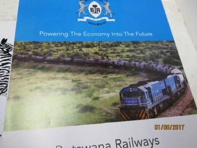 BOTSWANA RAILWAYS : MEMORABILIA (Reduced to clear) - LOT 401M