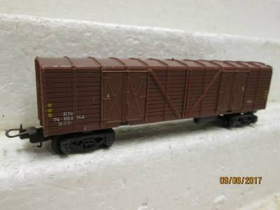 HO SCALE: SAR LIMA BROWN OZ BOX WAGON - LOT 659M