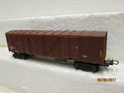 HO SCALE: SAR LIMA BROWN OZ BOX WAGON - LOT 661M