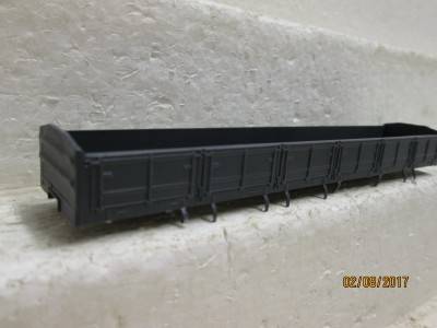 HO SCALE : CMD SAR DZ GREY WAGON BODY - LOT 728N