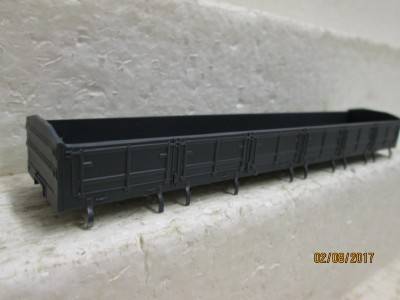 HO SCALE : CMD SAR DZ GREY WAGON BODY - LOT 729N