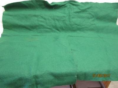 HO SCALE : THIN GREEN FELT MATERIAL - LOT 266P